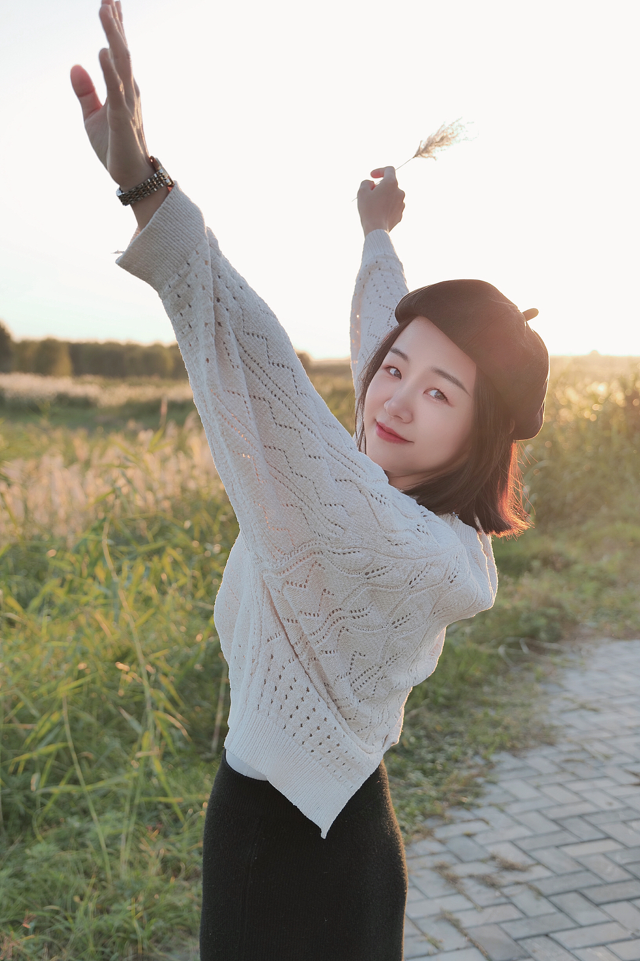 松下S5拍摄夕阳下的朋友