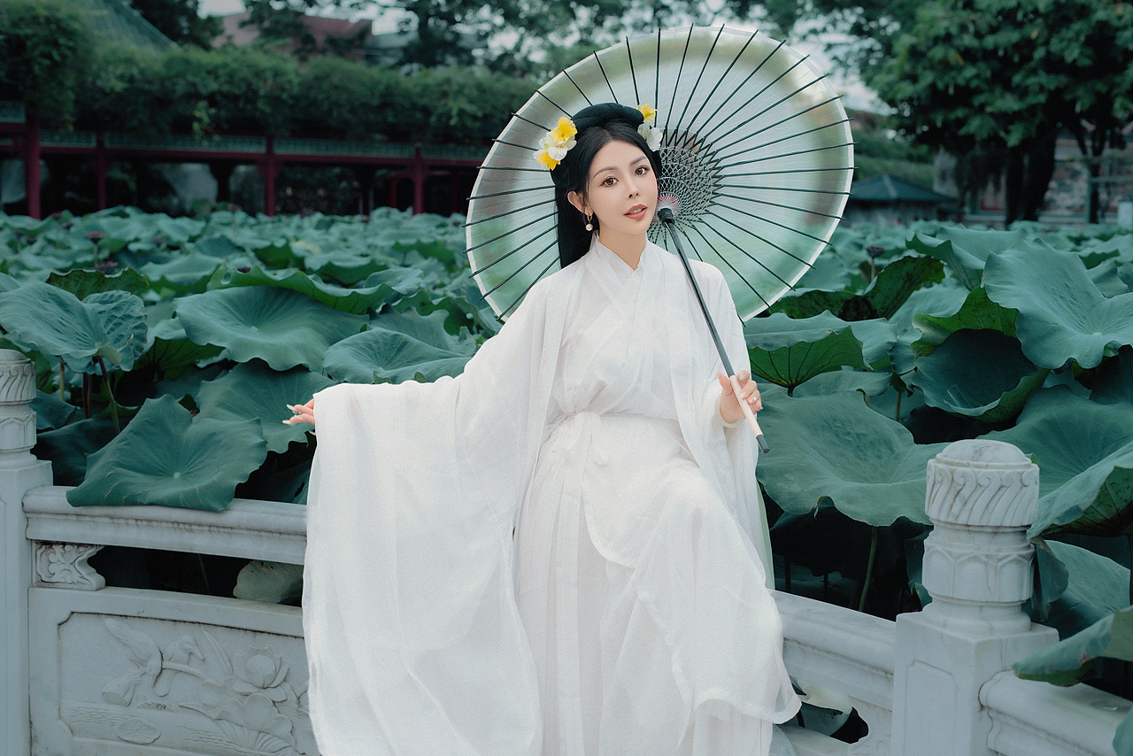 荷花韵，不一样的古风摄影。