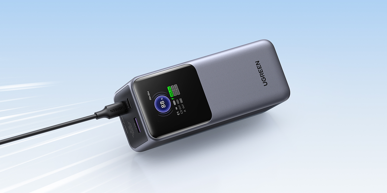 【UGREEN Nexode Power Bank 】产品渲染（图ZMzg3NjE4ODY4） - 产品 - 站酷设计师微胖的橘猫原创素材 - 站酷ZCOOL