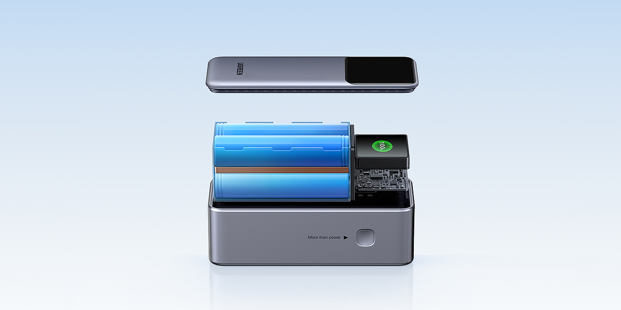 【UGREEN Nexode Power Bank 】产品渲染（图ZMzg3NjE4ODcy） - 产品 - 站酷设计师微胖的橘猫原创素材 - 站酷ZCOOL