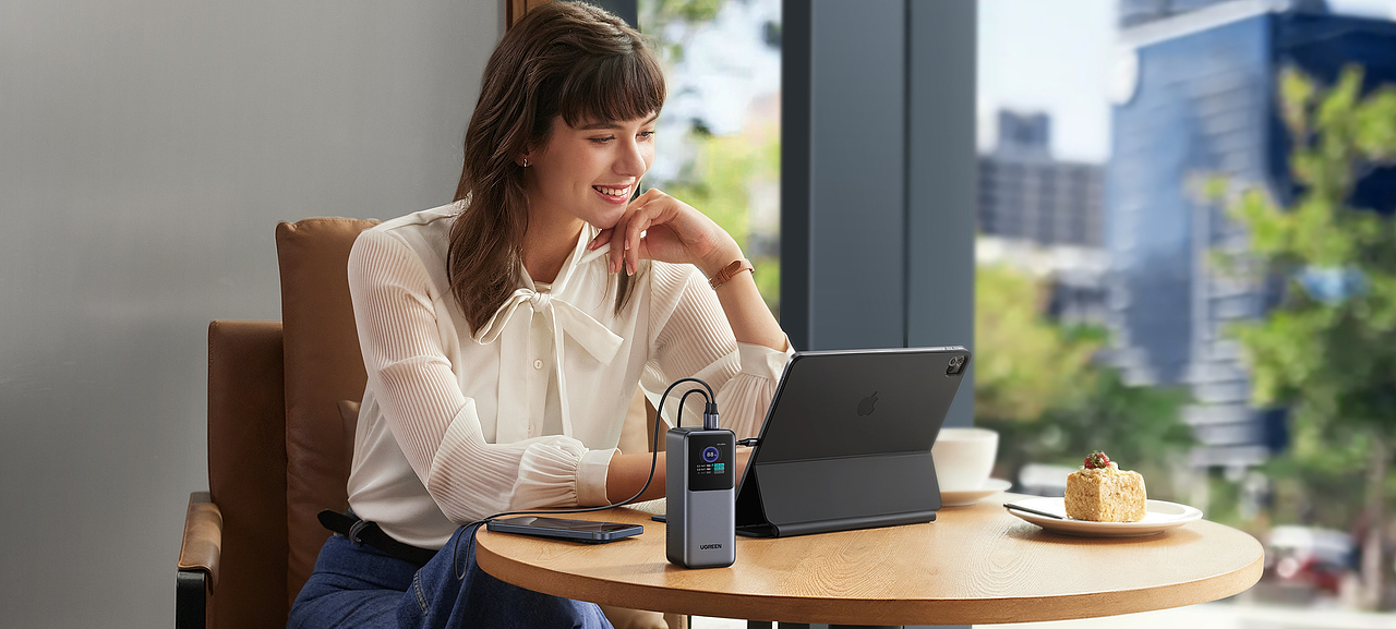 【UGREEN Nexode Power Bank 】产品渲染（图ZMzg3NjE4OTI0） - 产品 - 站酷设计师微胖的橘猫原创素材 - 站酷ZCOOL