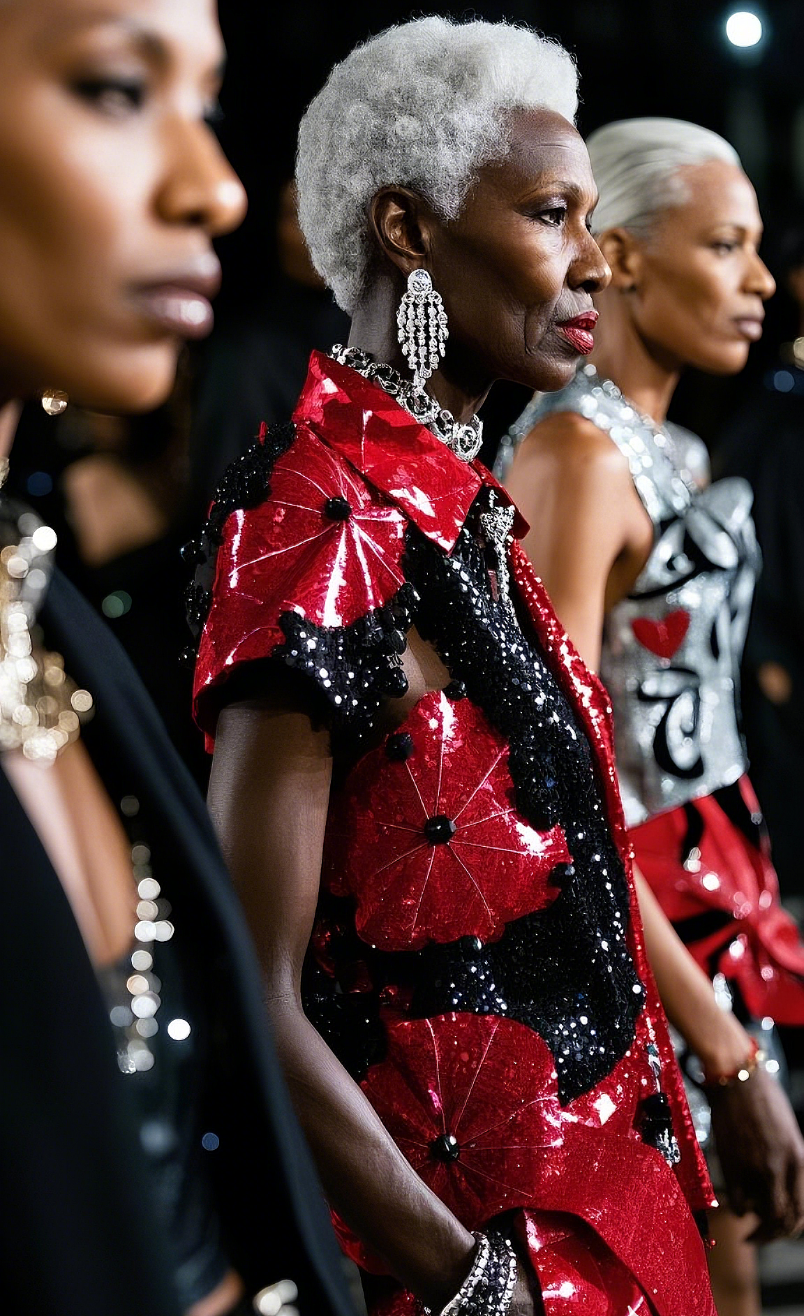 莲花主题春夏亚麻羊绒混纺轻礼服