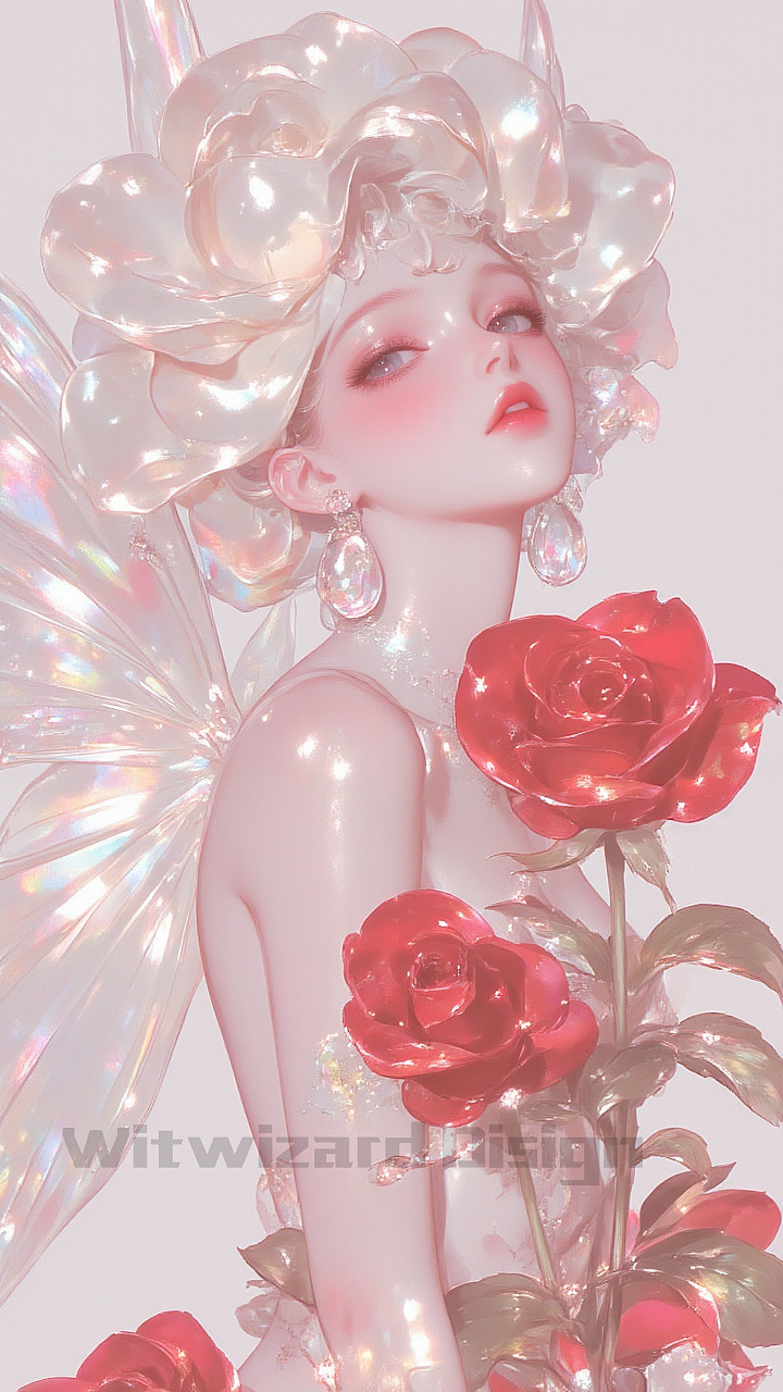 粉花缠绕，精灵与动物的梦幻共生之境（图ZMzg3NjI1NzYw） - 商业插画 - 站酷设计师此肖原创素材 - 站酷ZCOOL