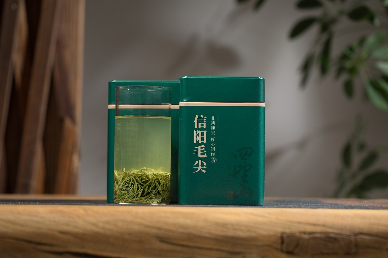 四望山信阳毛尖铁盒包装-产品拍摄（图ZMzg3NjMzNzUy） - 产品摄影 - 站酷设计师艺术联盟原创素材 - 站酷ZCOOL