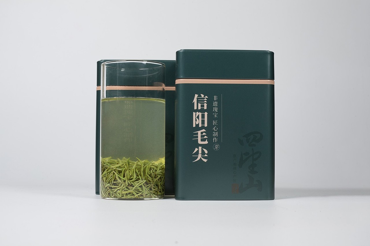 四望山信阳毛尖铁盒包装-产品拍摄（图ZMzg3NjMzODA4） - 产品摄影 - 站酷设计师艺术联盟原创素材 - 站酷ZCOOL