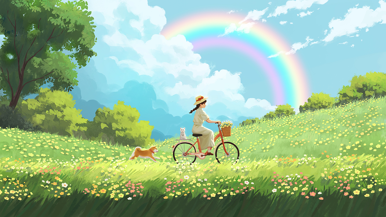 人间三月春色好（图ZMzg3NjQ1OTI4） - 商业插画 - 站酷设计师夕海Pares原创素材 - 站酷ZCOOL