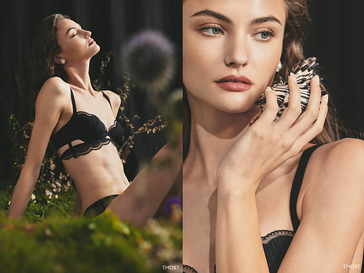 法式内衣这样拍！宝诗嫣形象大片拍摄分享