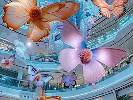 商場(chǎng)中庭互動(dòng)美陳：以創(chuàng)意為筆，繪就商業(yè)新畫卷