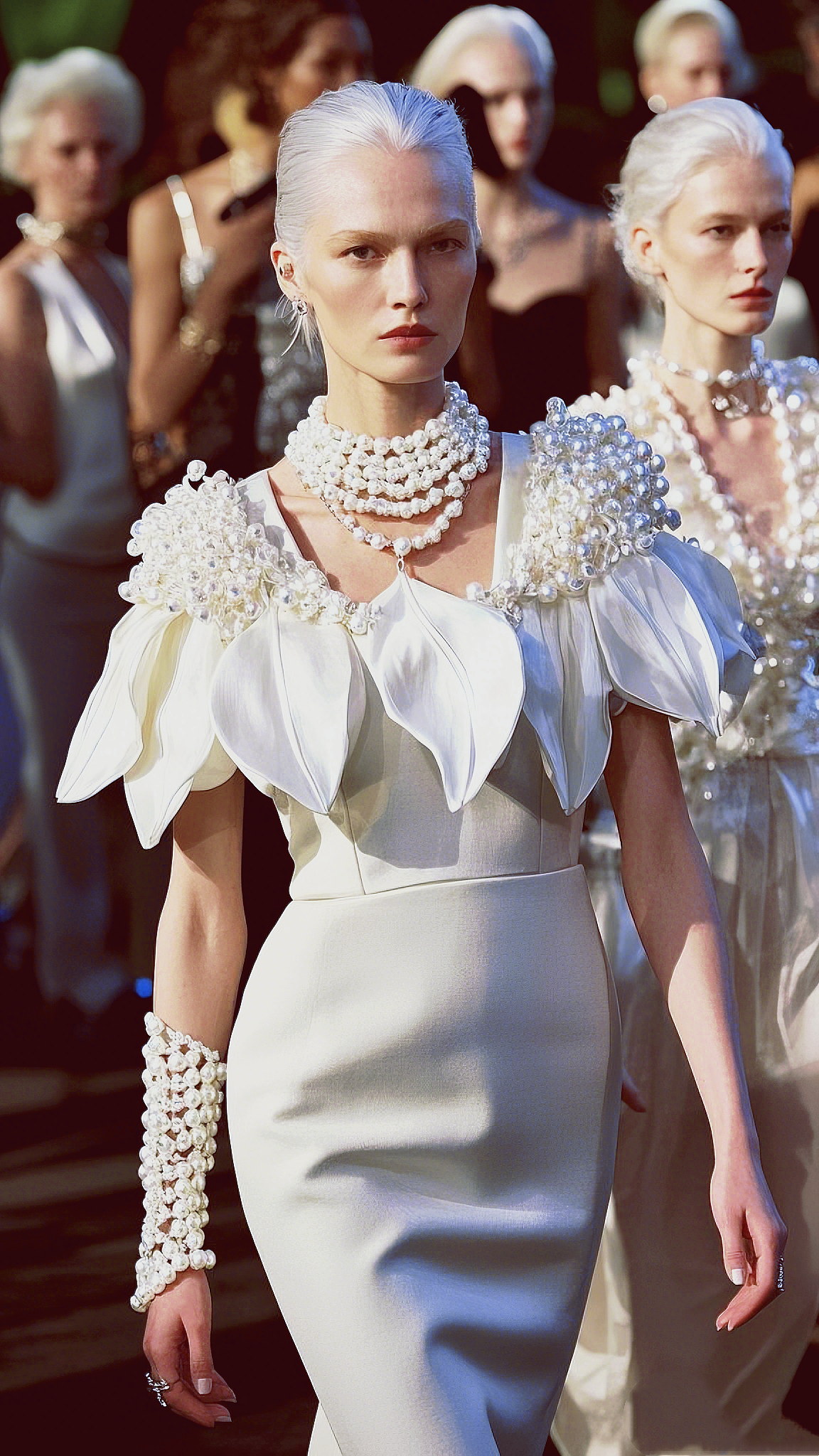 马蹄莲浪漫纯Tryes·Tryour珍珠礼服（圣托里尼大片）（图ZMzg3NjU4MTEy） - 正装/礼服 - 站酷设计师设计狮Summer原创素材 - 站酷ZCOOL