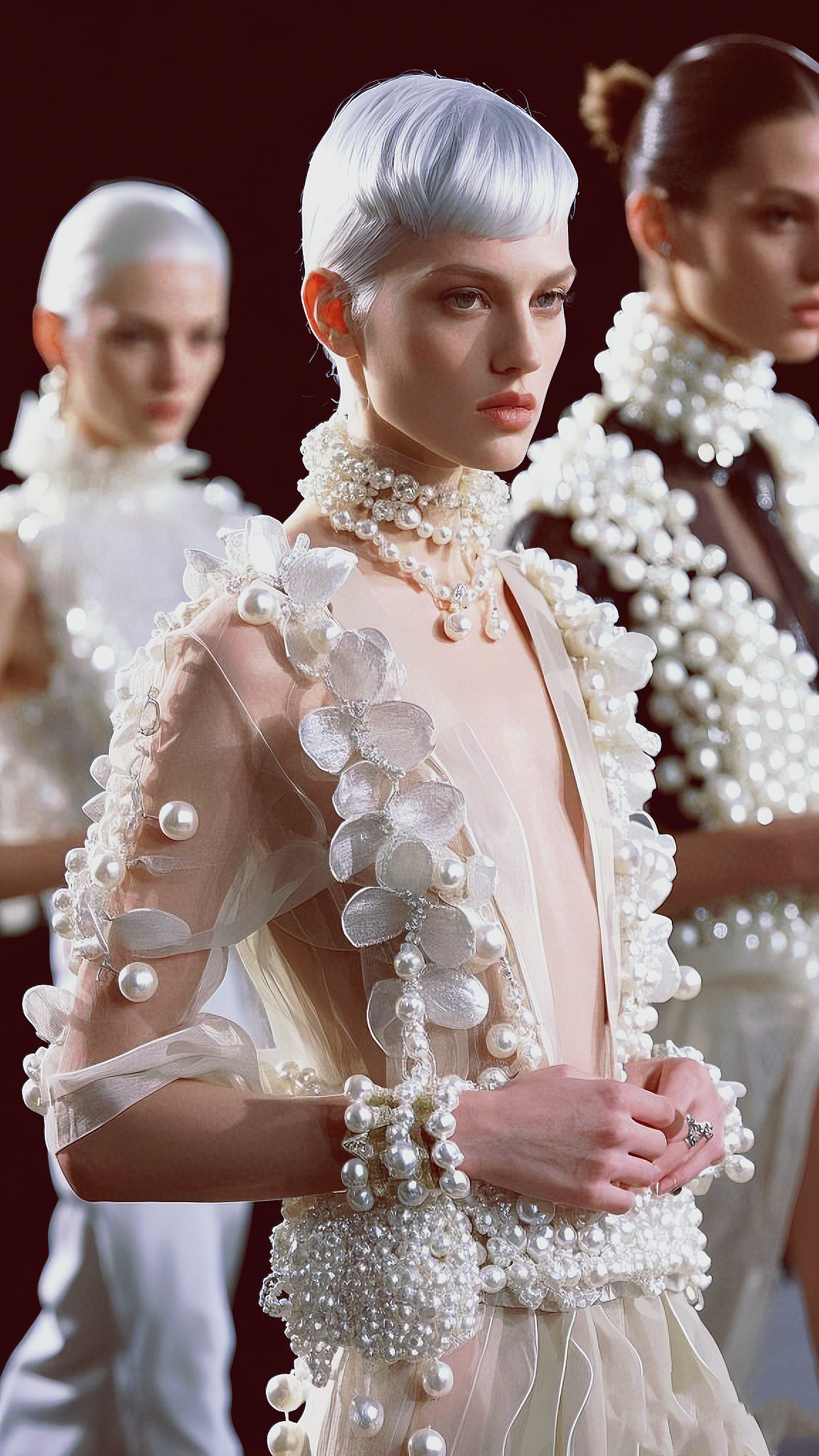 马蹄莲浪漫纯Tryes·Tryour珍珠礼服（圣托里尼大片）（图ZMzg3NjU4MTA0） - 正装/礼服 - 站酷设计师设计狮Summer原创素材 - 站酷ZCOOL