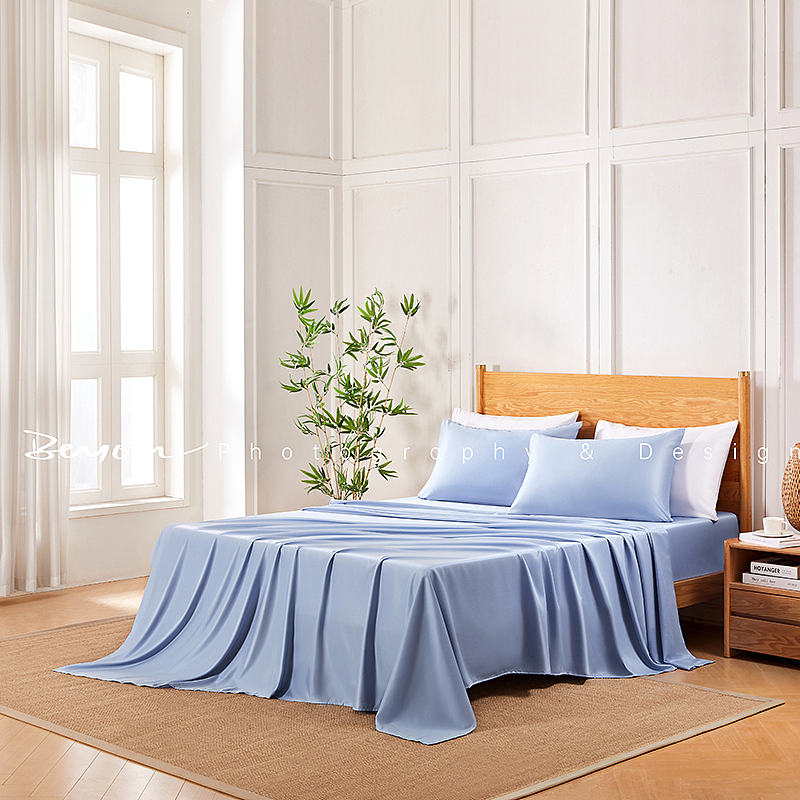 竹纤维床品拍摄｜跨境电商摄影