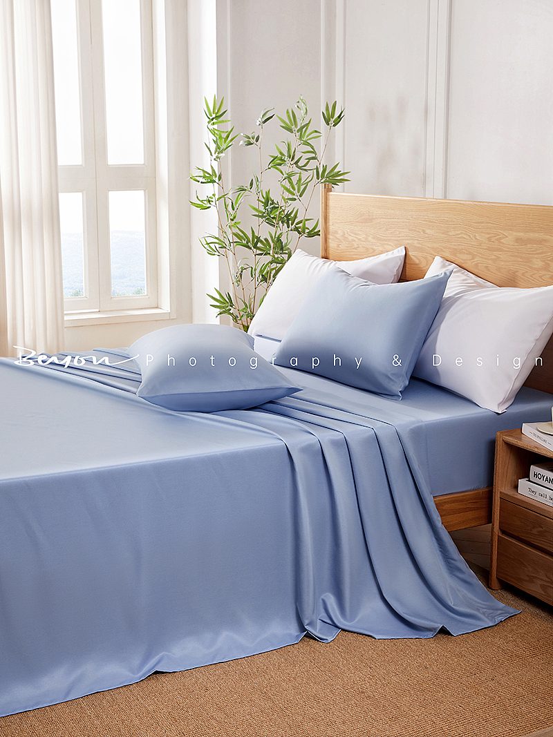 竹纤维床品拍摄｜跨境电商摄影