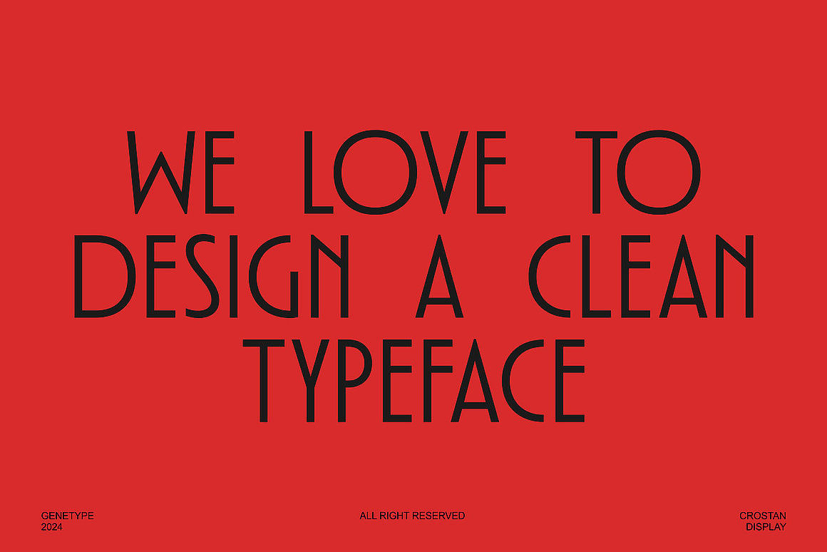 5字重包豪斯极简海报画册封面标题无衬线英文字体家族