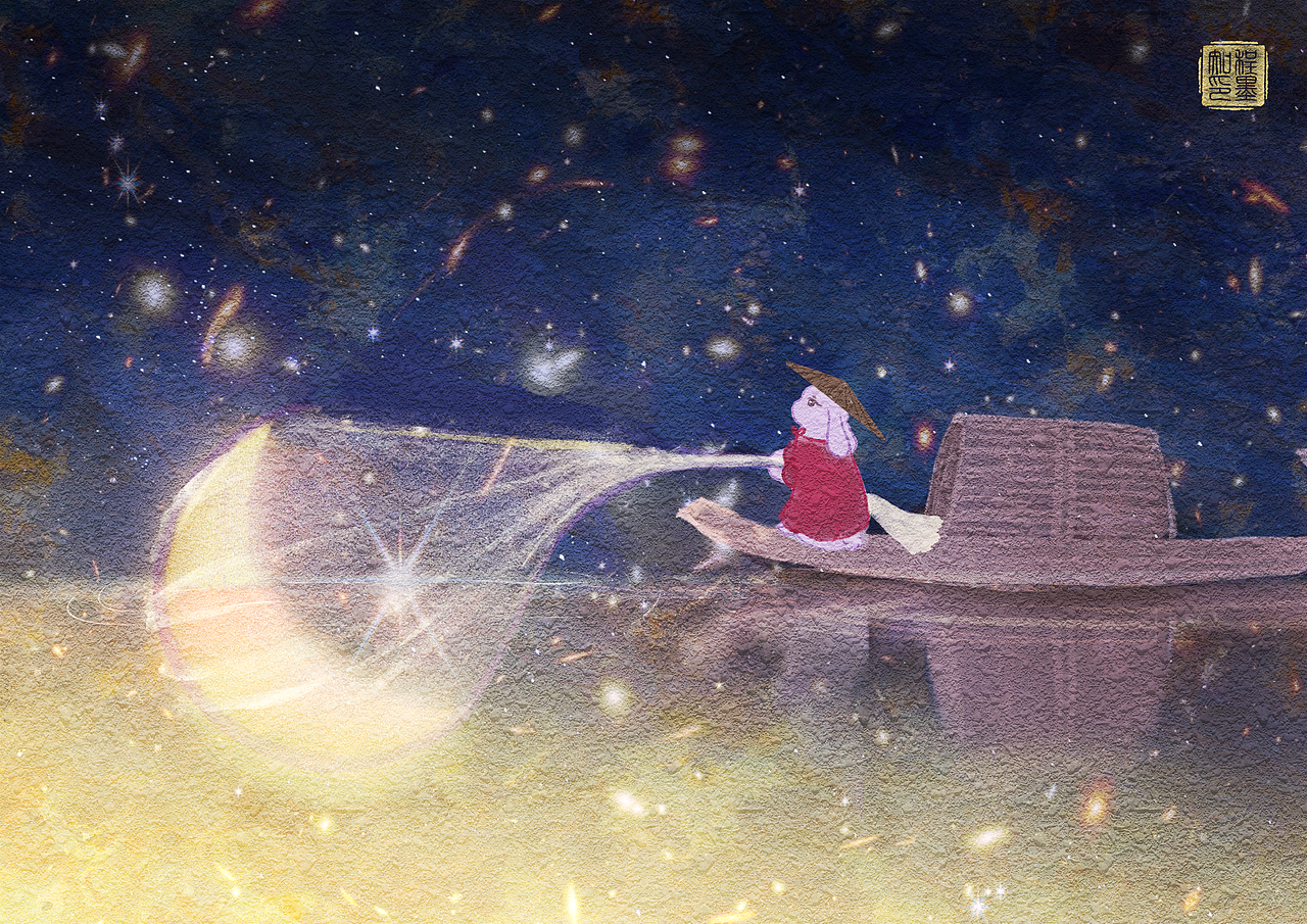 侠客兔兔系列之捞月亮🌙