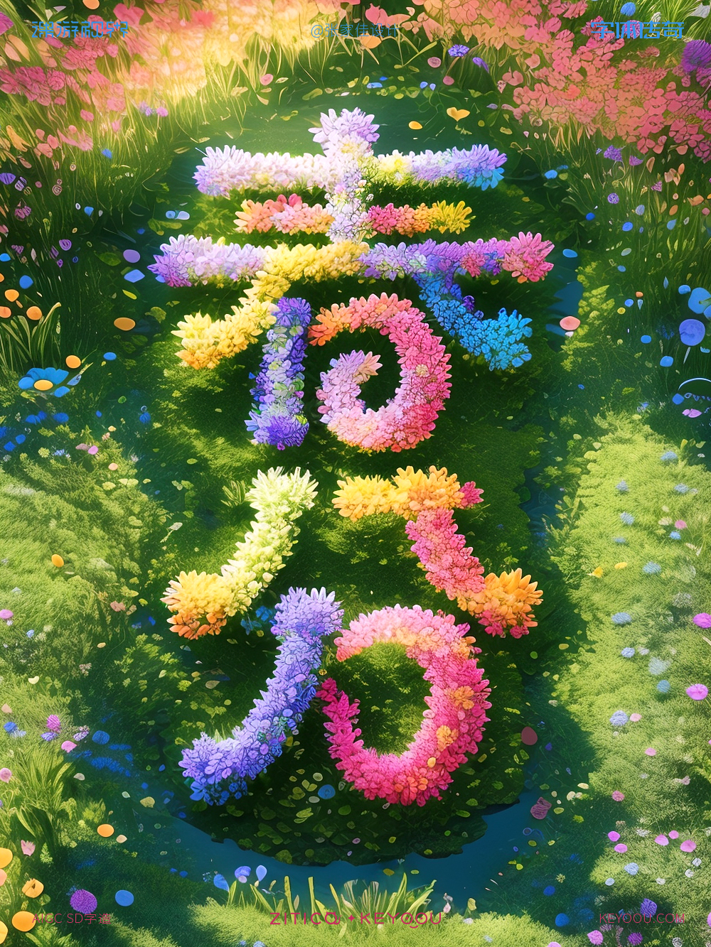 AISD春分字体设计海报生图又快又好+教程