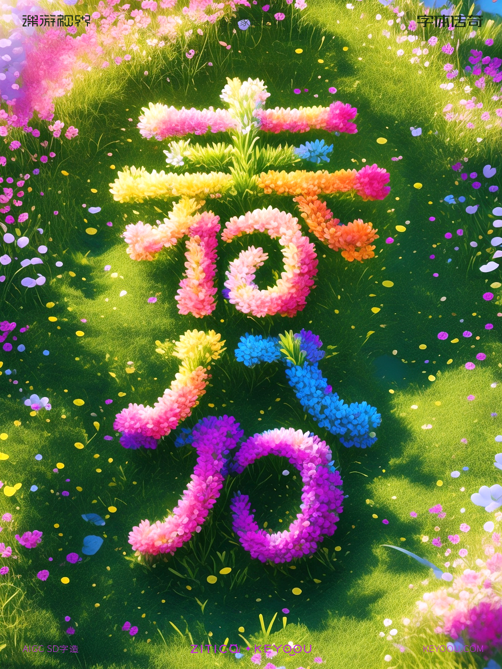 AISD春分字体设计海报生图又快又好+教程