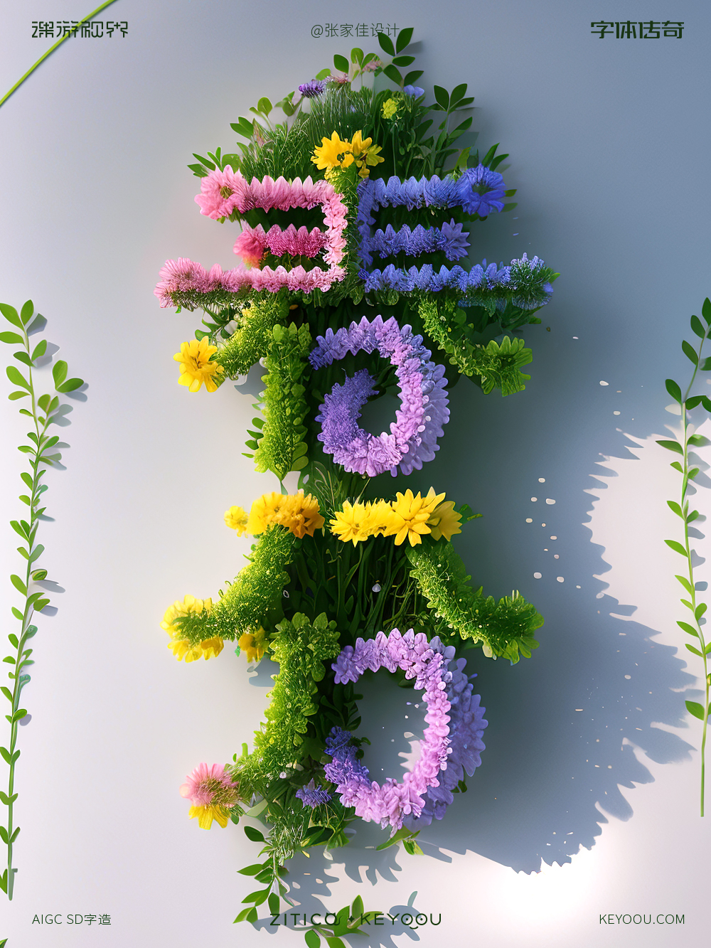 AISD春分字体设计海报生图又快又好+教程