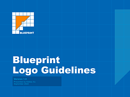 Ashely Blueprint logo 设计