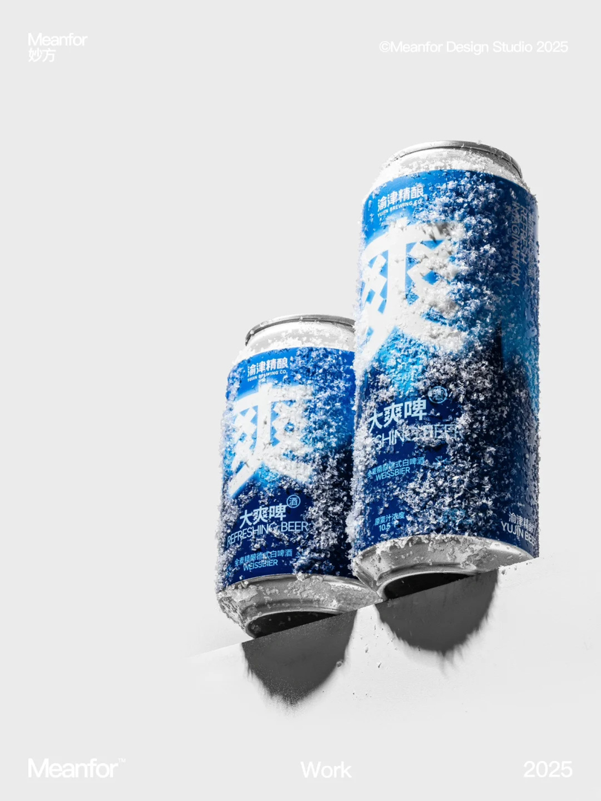 直白带来简约-渝津精酿啤酒包装设计｜365天的好设计NO.55