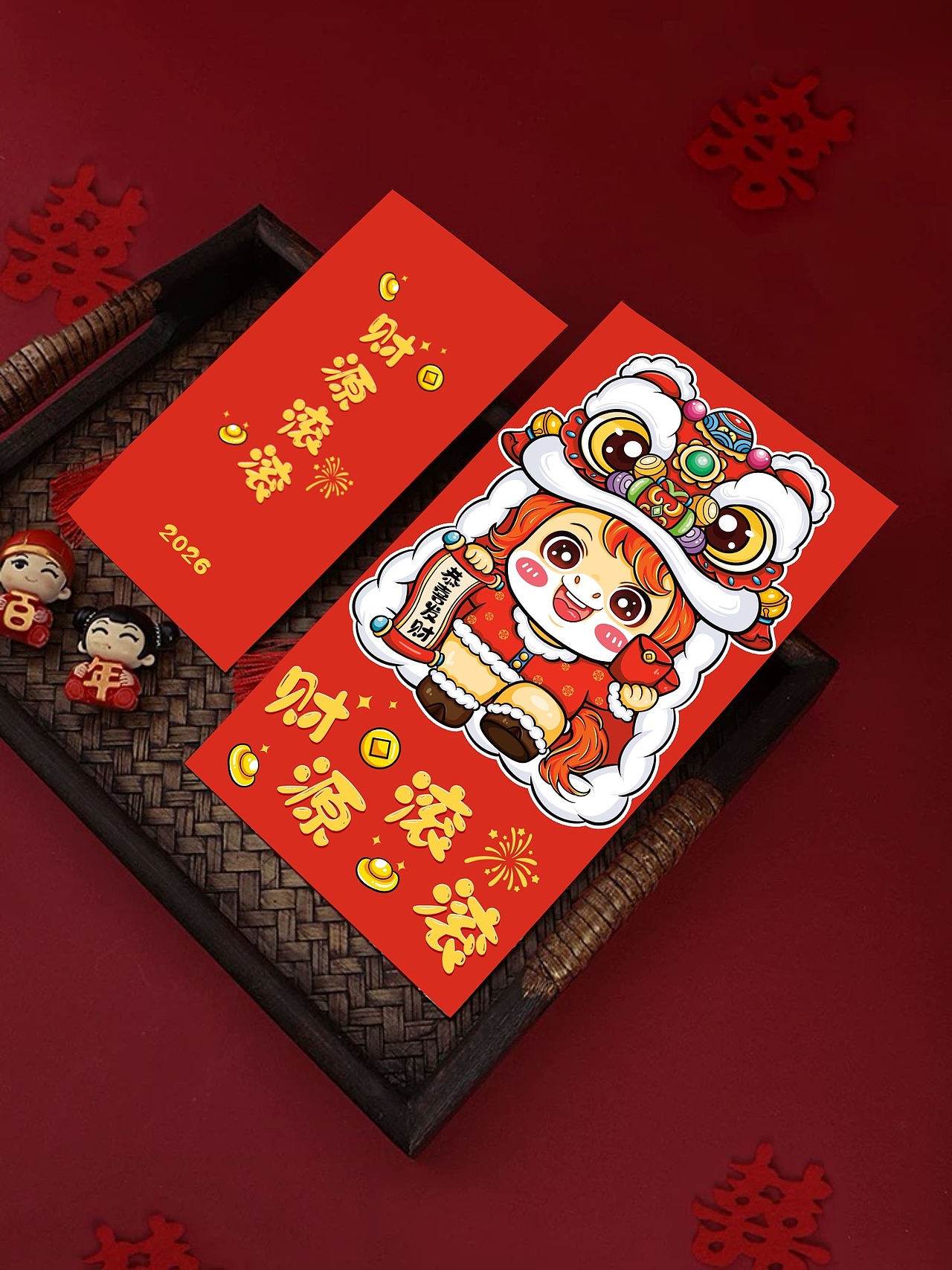 2026马年红包插画（图ZMzg3NzMwMTQ0） - 商业插画 - 站酷设计师金朵朵插画原创素材 - 站酷ZCOOL