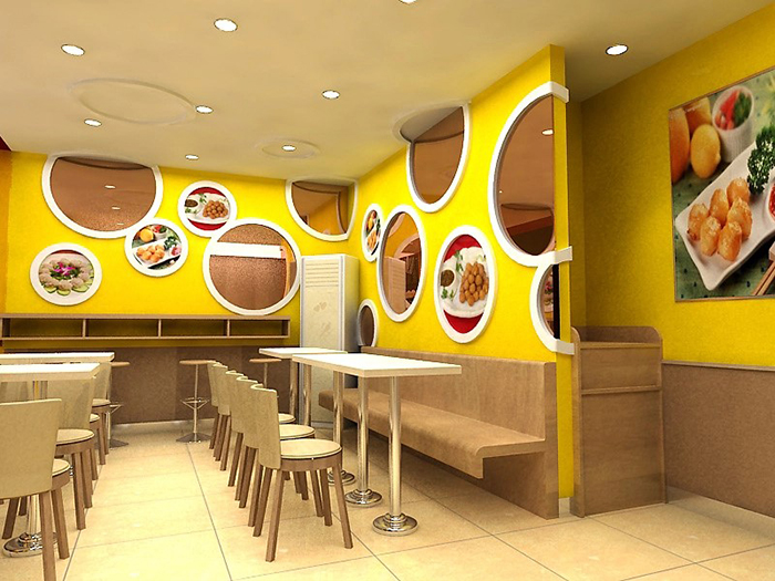 郑州快餐店装修设计方案-中式风格解析（图ZMTUwNTA1NDg=） - 观点 - 站酷设计师爱装哥原创素材 - 站酷ZCOOL