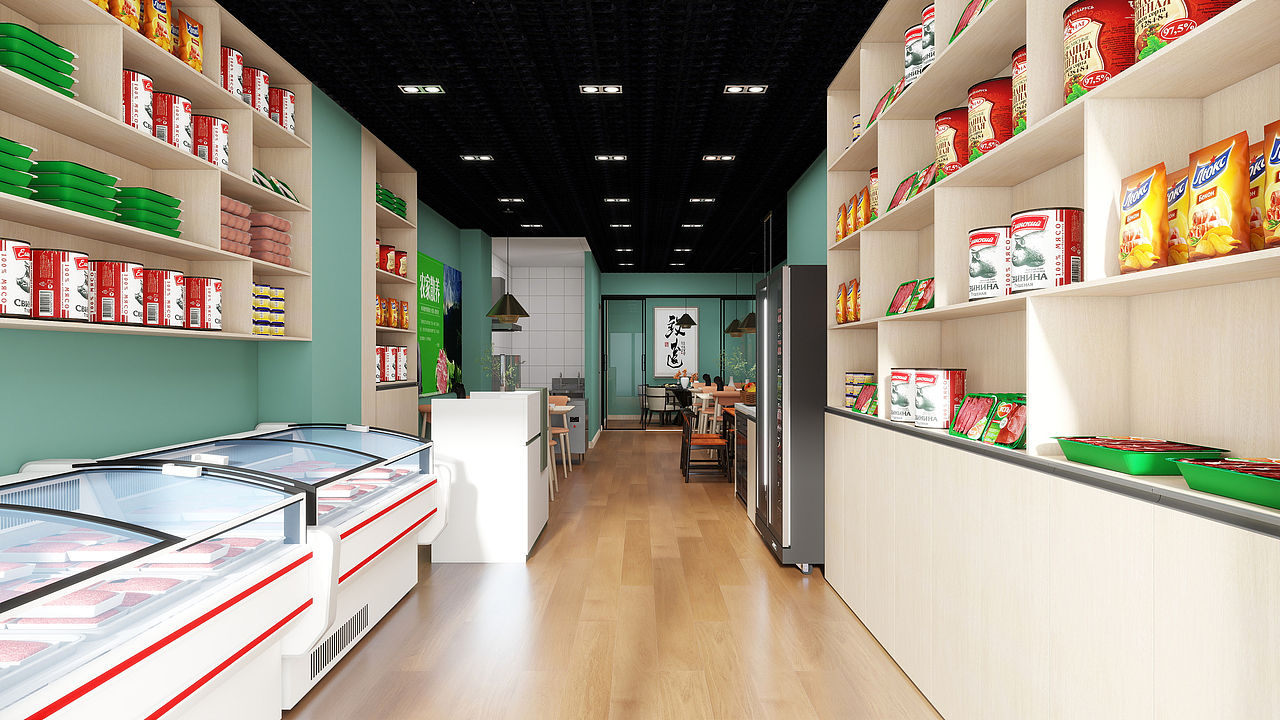 猪肉店（图ZMzg3NzQzMjMy） - 其他空间 - 站酷设计师大鱼品牌原创素材 - 站酷ZCOOL