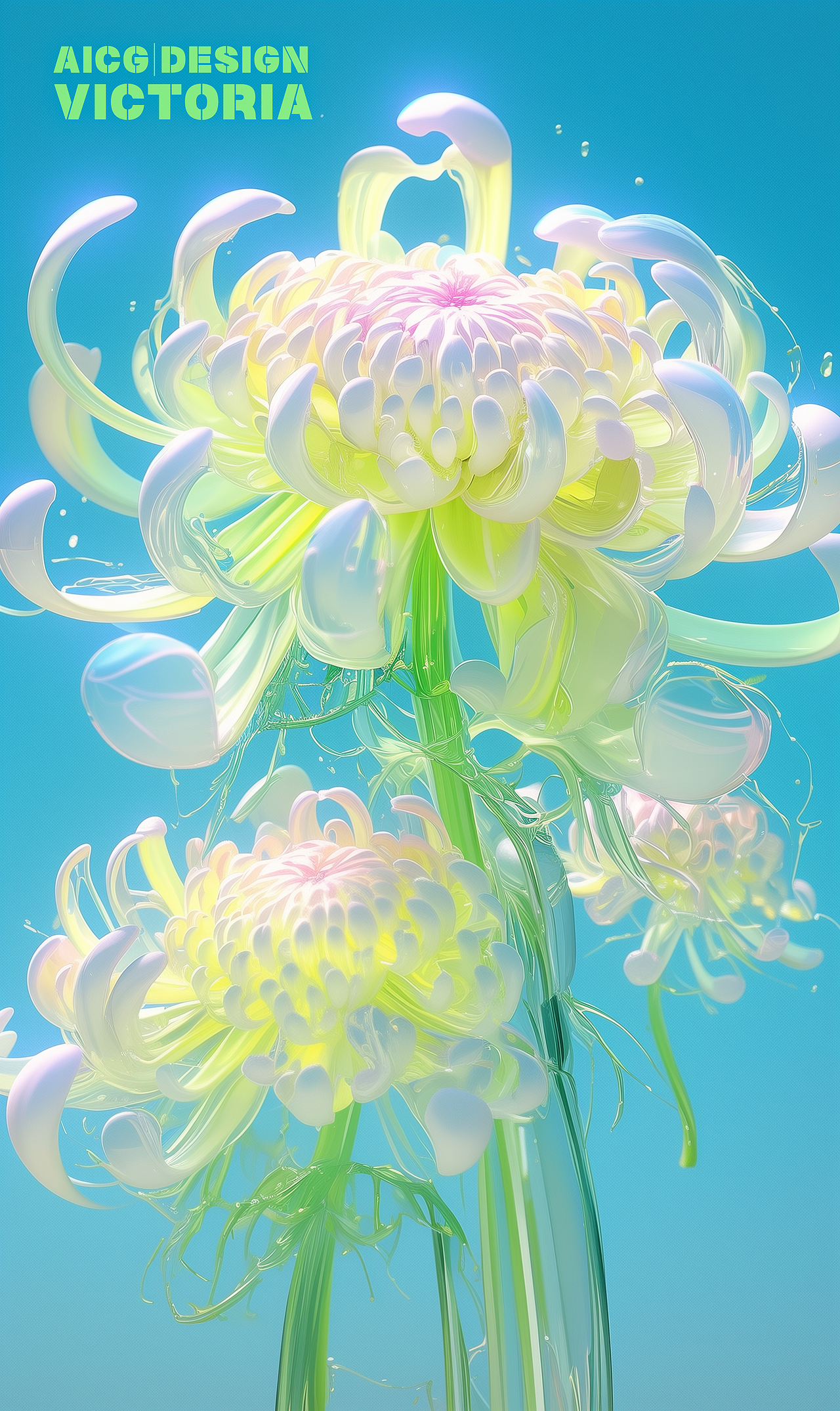 AIGC-《梦幻·菊灵》