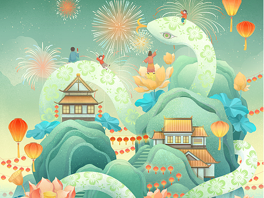 CNY2025Illustration for Gran Melia Hotels & Resor