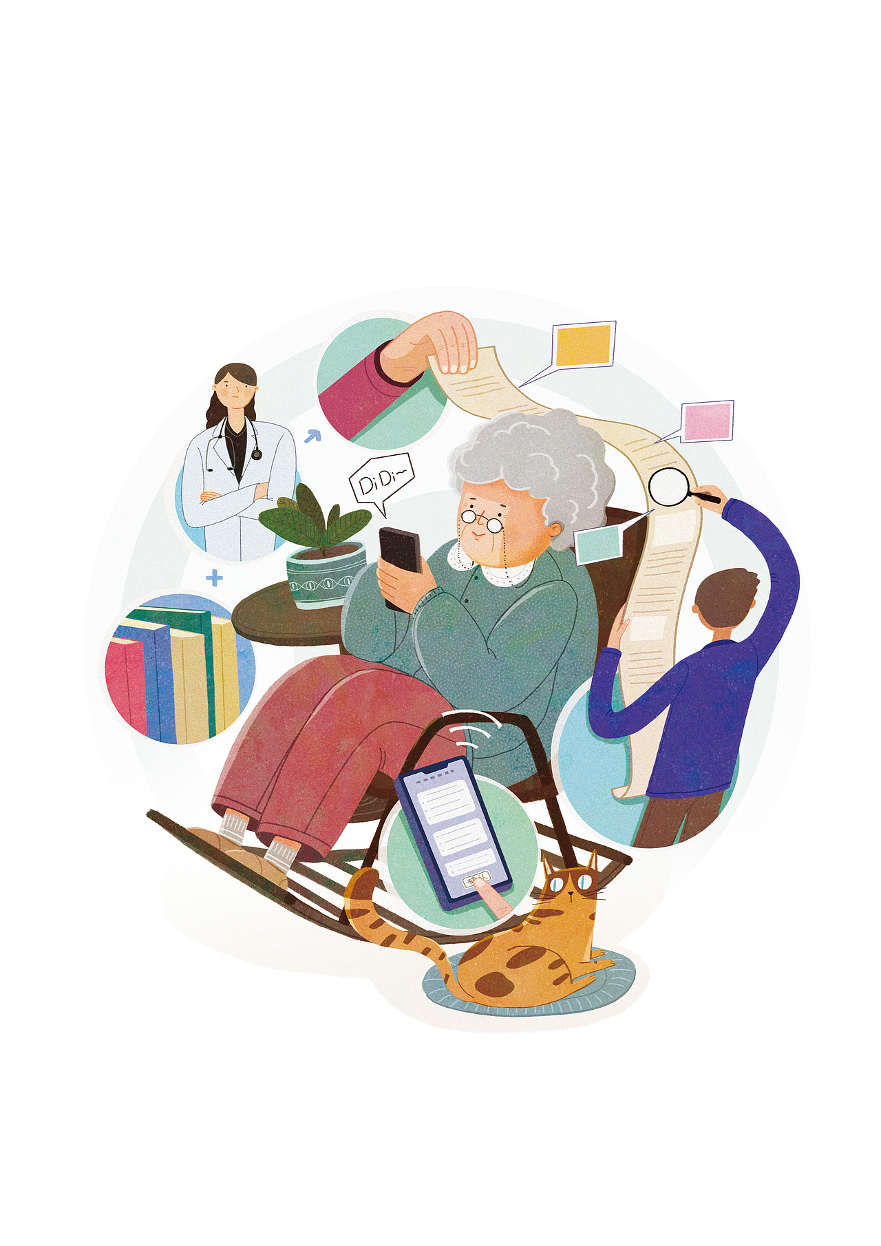 24年的一些小图（图ZMzg3NzU1MDQw） - 商业插画 - 站酷设计师与鱼Yuyu原创素材 - 站酷ZCOOL