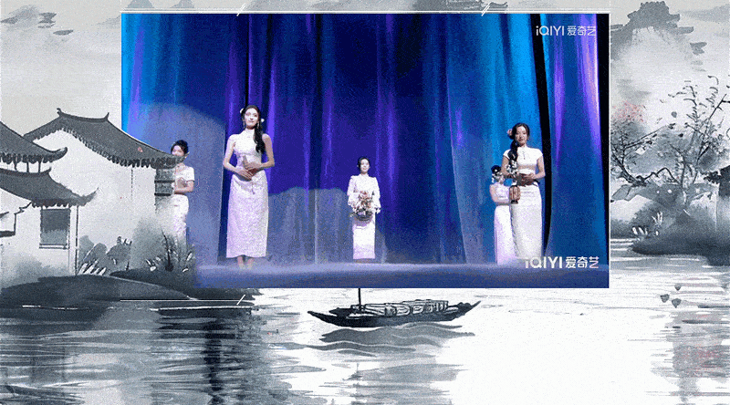 爱奇艺《荧光之夜》现场视觉