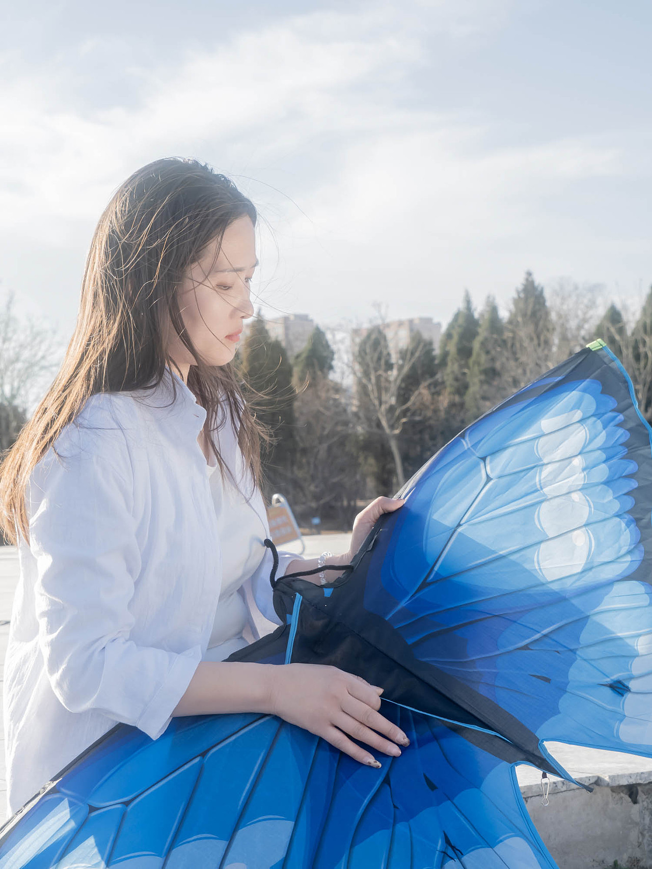 蓝天白云，日系小清新写真（图ZMzg3NzYzNzk2） - 人像摄影 - 站酷设计师超人摄影工作室原创素材 - 站酷ZCOOL