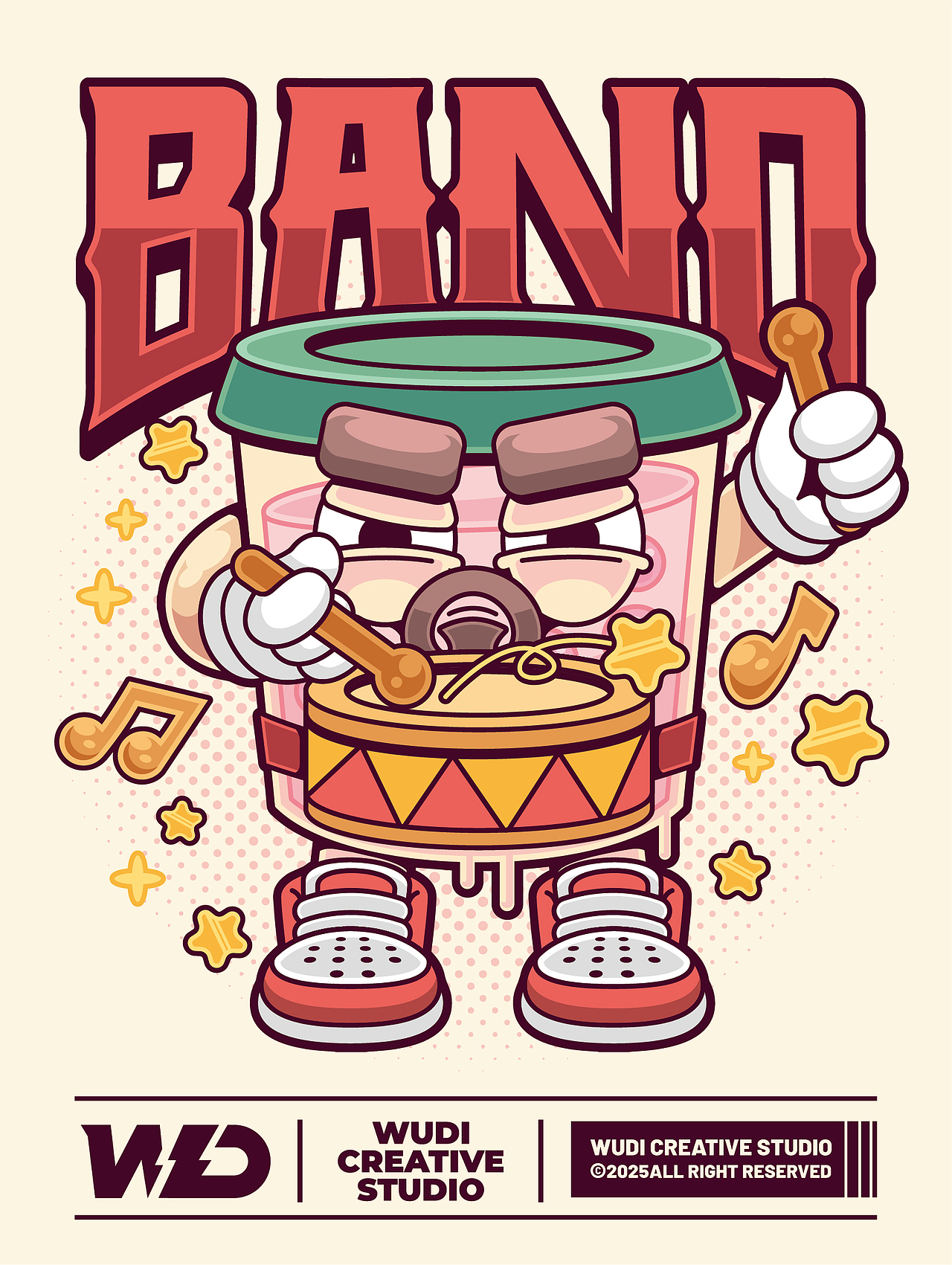 美食乐队潮流图案（图ZMzg3NzY0MTMy） - 新锐潮流插画 - 站酷设计师无敌的小文原创素材 - 站酷ZCOOL