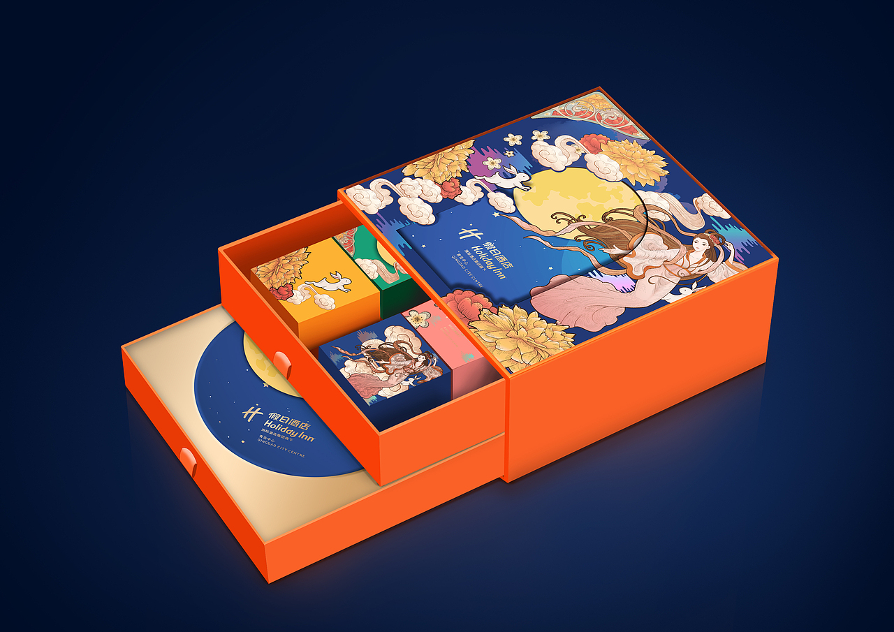 中秋礼盒嫦娥仙子和她的小兔子（图ZMzg3NzcyNjgw） - 包装 - 站酷设计师狸猫幻公主原创素材 - 站酷ZCOOL