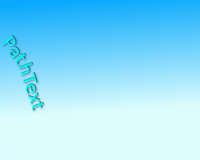 跳动的路径文字动画