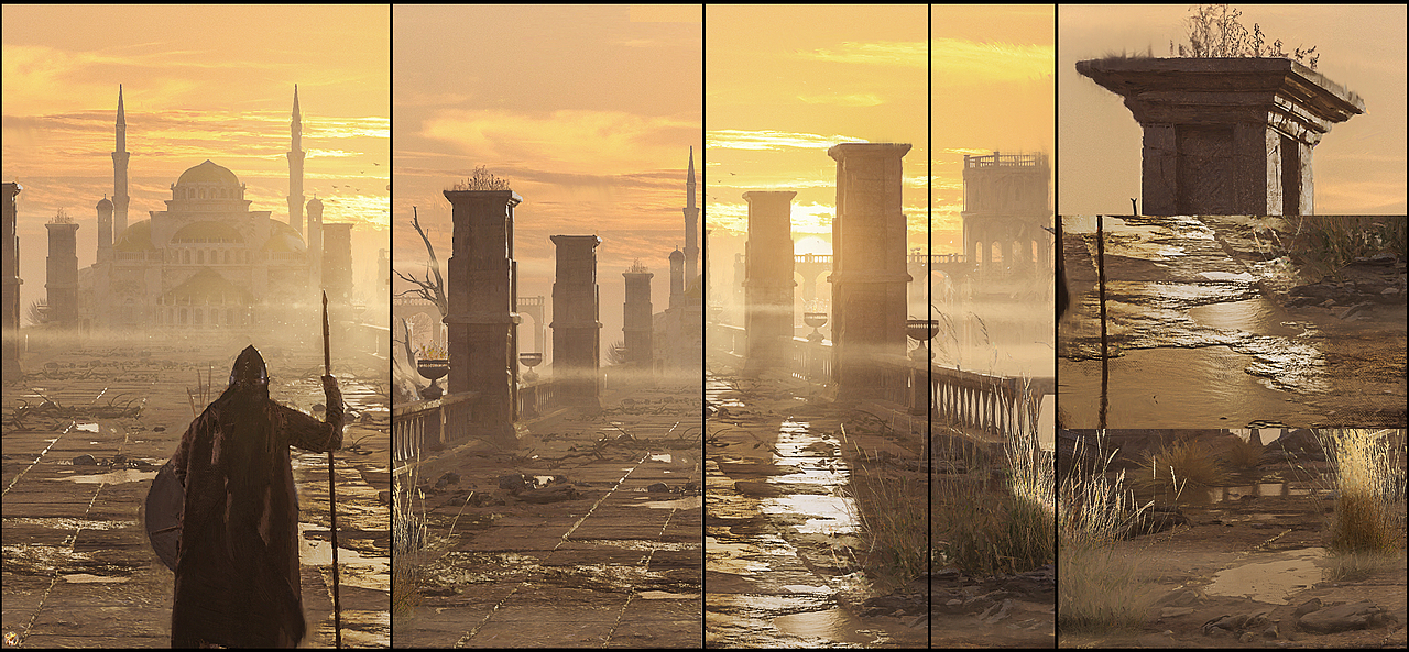 城堡风格练习5（图ZMzg3NzgwNTE2） - 游戏原画 - 站酷设计师无色大晶体原创素材 - 站酷ZCOOL