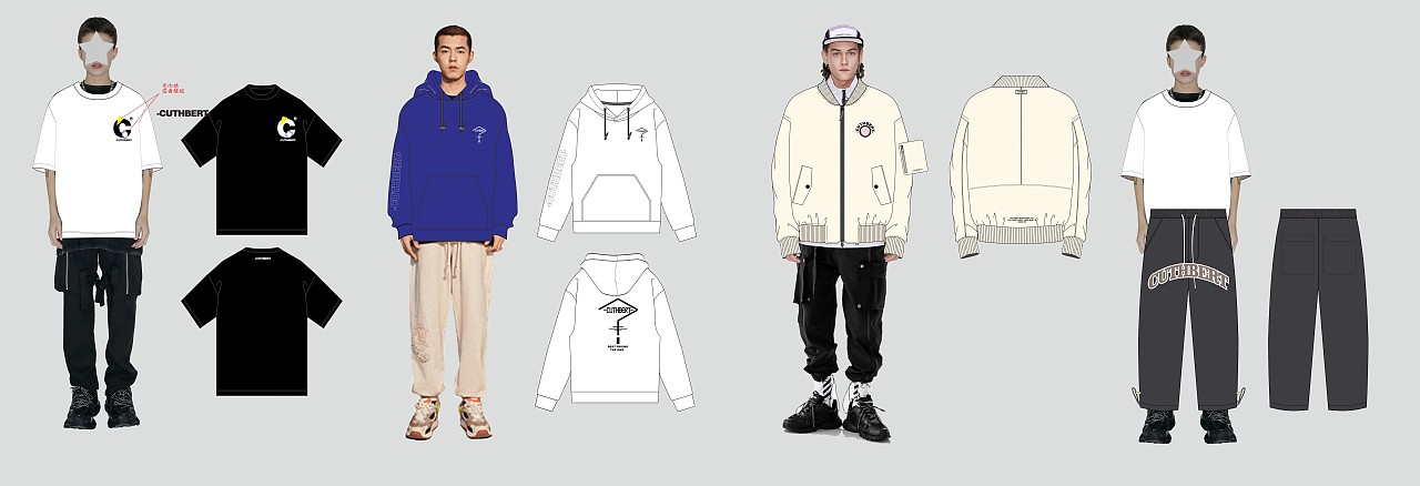 今天分享潮牌男装设计图稿，商务潮牌男装（图ZMzg3Nzg1MDMy） - 休闲/流行服饰 - 站酷设计师广州服装设计师原创素材 - 站酷ZCOOL