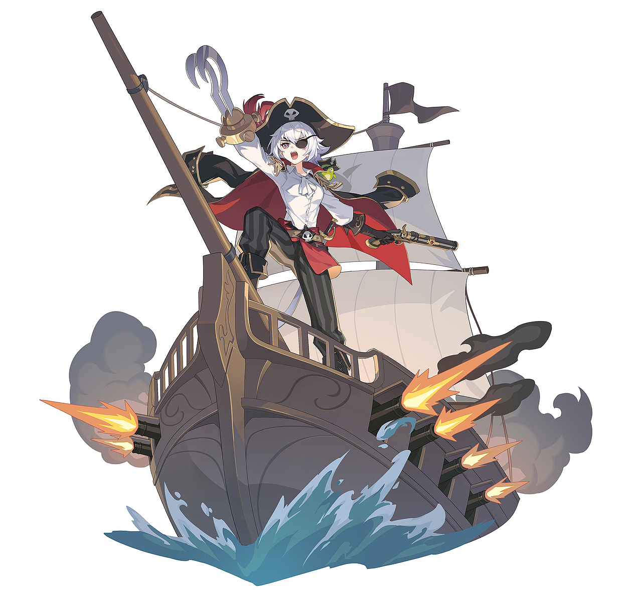 《依露希尔:星晓》多角色皮肤立绘图组