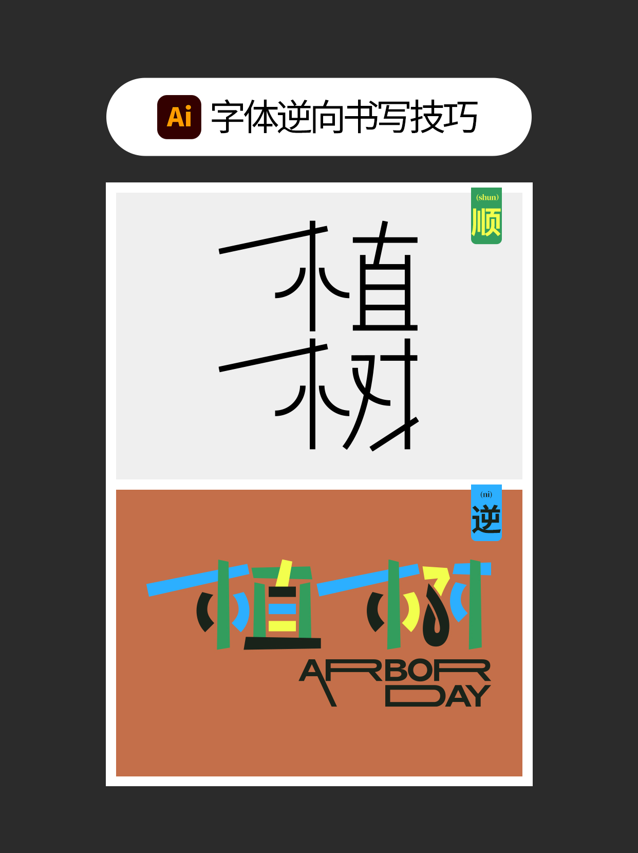 怎么才能巧用书写规律造字？（图ZMTUwNTA4NTI=） - 教程 - 站酷设计师Martin_K原创素材 - 站酷ZCOOL