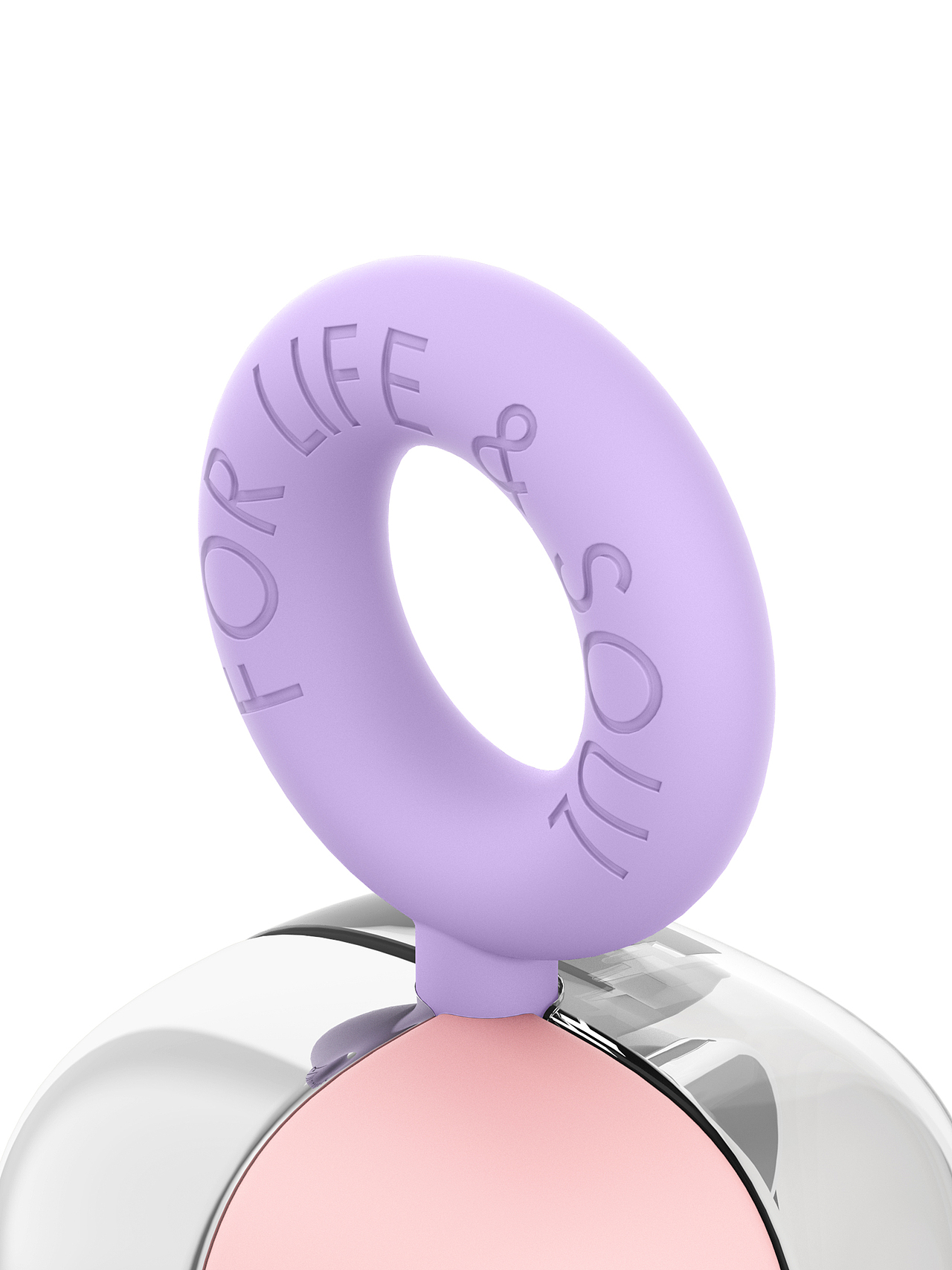 一组粉嫩耳机渲染图合集