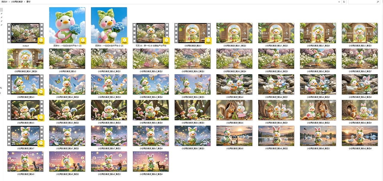 生成的一些图片素材