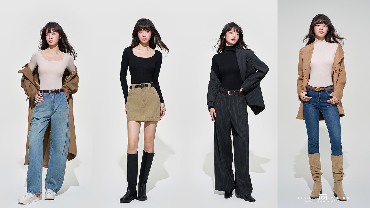 打底衫拍摄-时尚穿搭