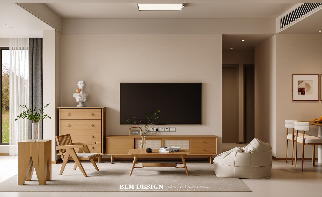 奶油原木家装设计