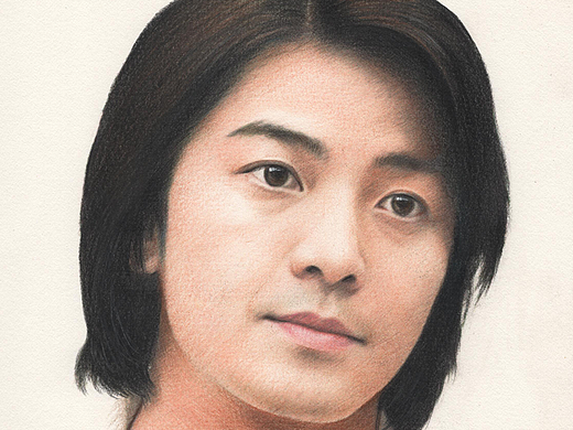 《古惑仔系列电影·陈浩南》（彩铅肖像画）