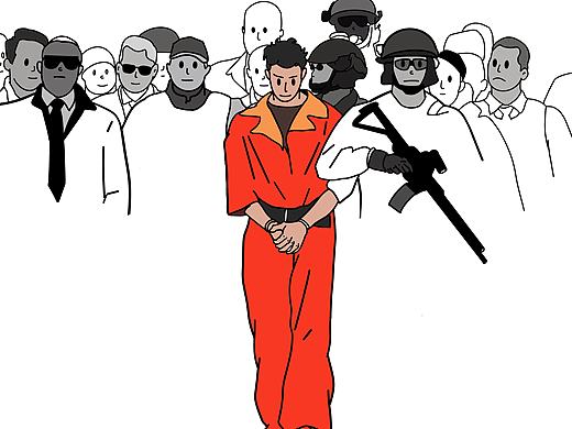 囚服穿成服装展