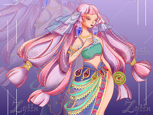 ✨ “梦幻紫蓝女祭司”降临！✨
