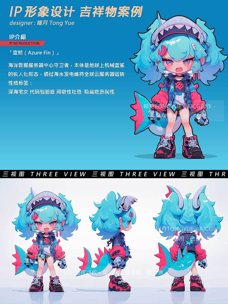 IP设计【蓝鳍(Azure Fin)A02】系列