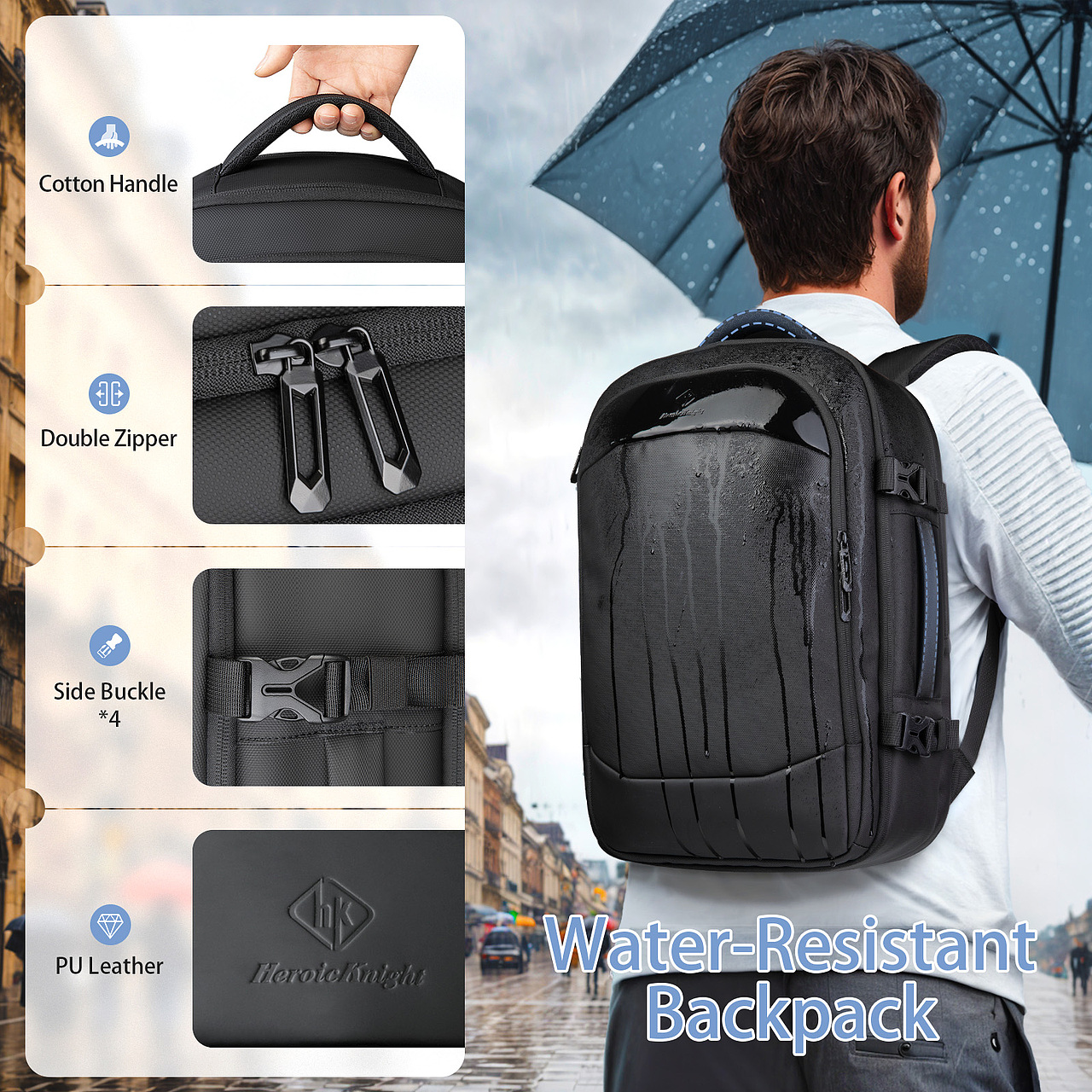 亚马逊双肩包-做外国人喜欢的高级感设计