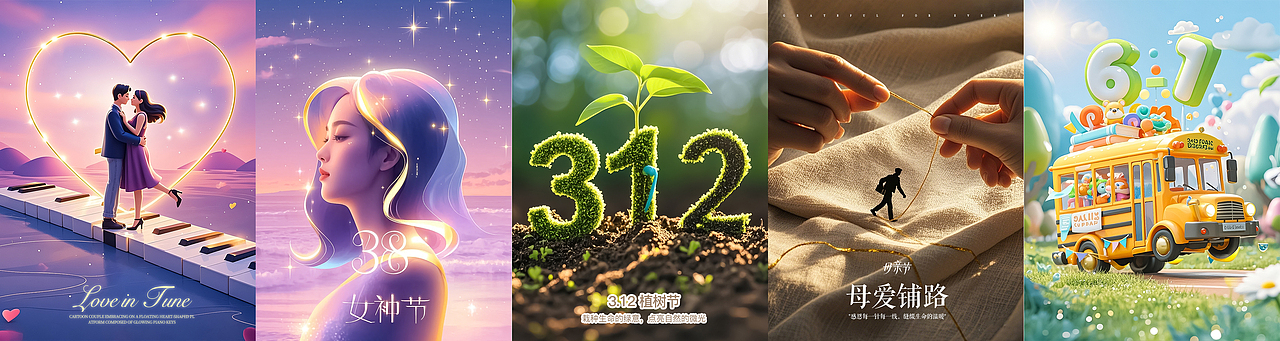 AI生成视觉海报