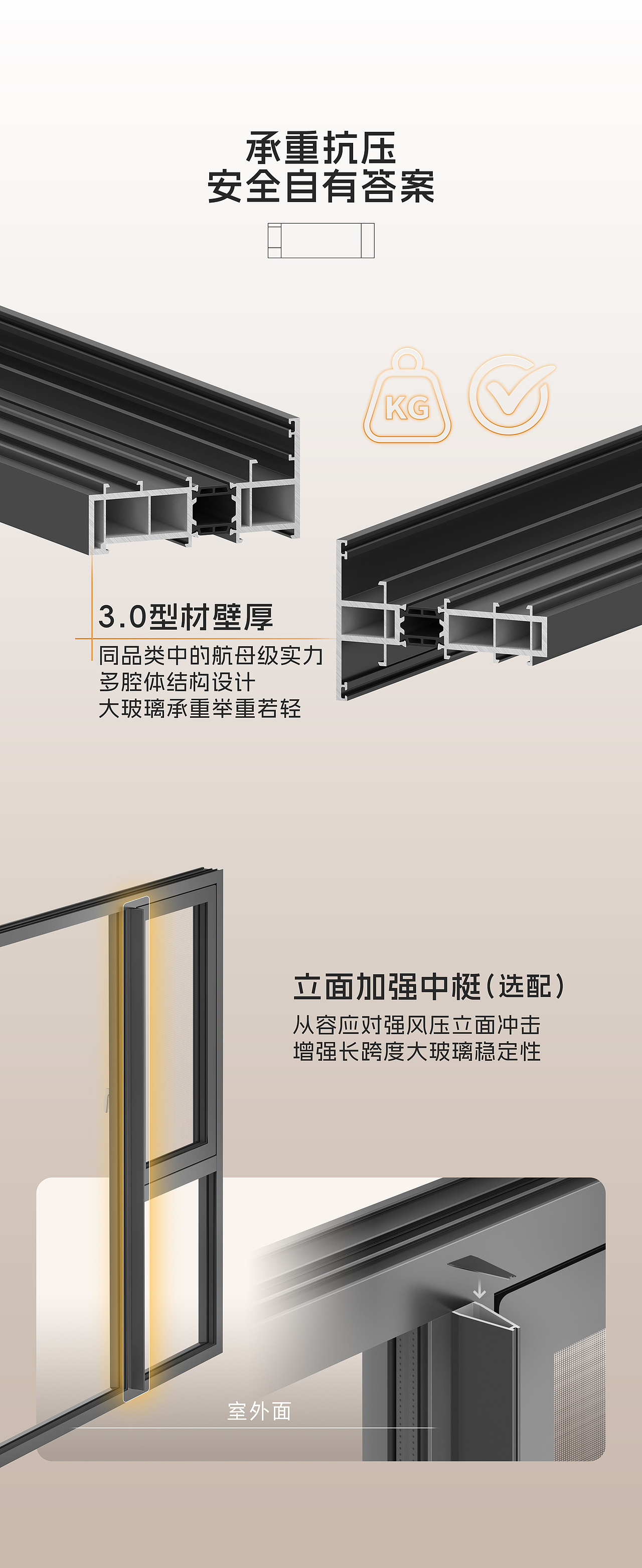系统门窗 | 无缝焊接3.0平开窗