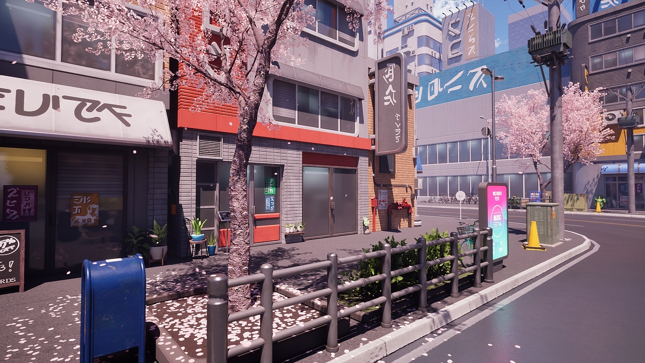 虚幻引擎场景制作与关卡设计-街道场景关卡制作（图ZMzg3ODY4MzA4） - 场景 - 站酷设计师Z279436408原创素材 - 站酷ZCOOL